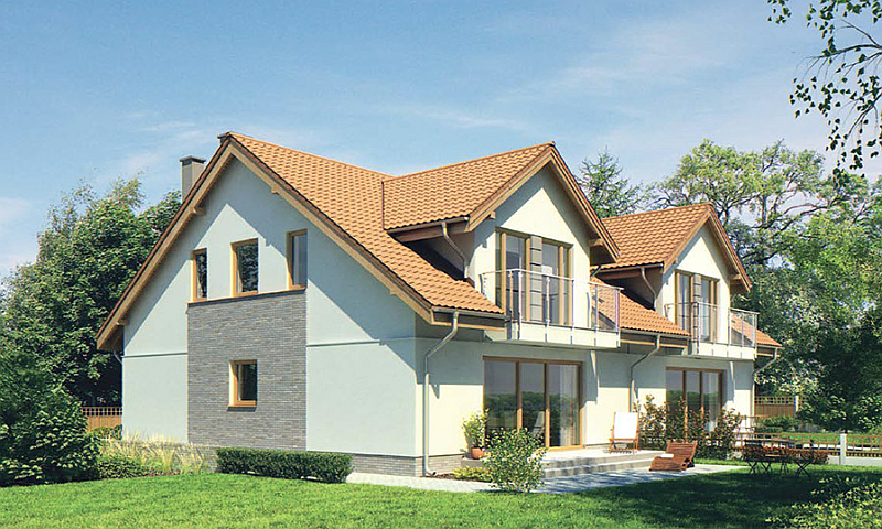 Projekt bliźniaka Leszczynowa Aleja